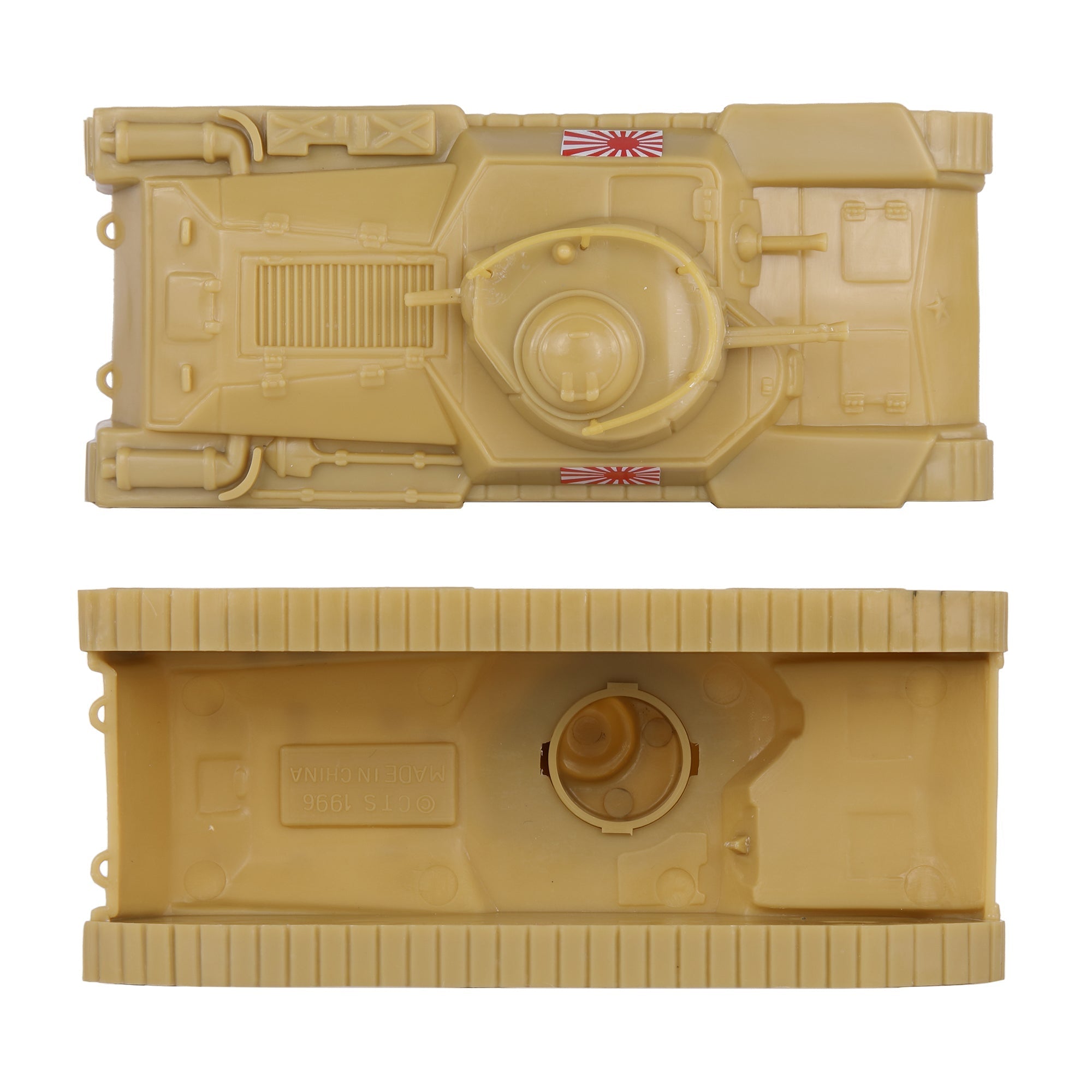 BMC CTS WW2 Japanese Chi-Ha Tanks Tan 1:38 Plastic Army Men