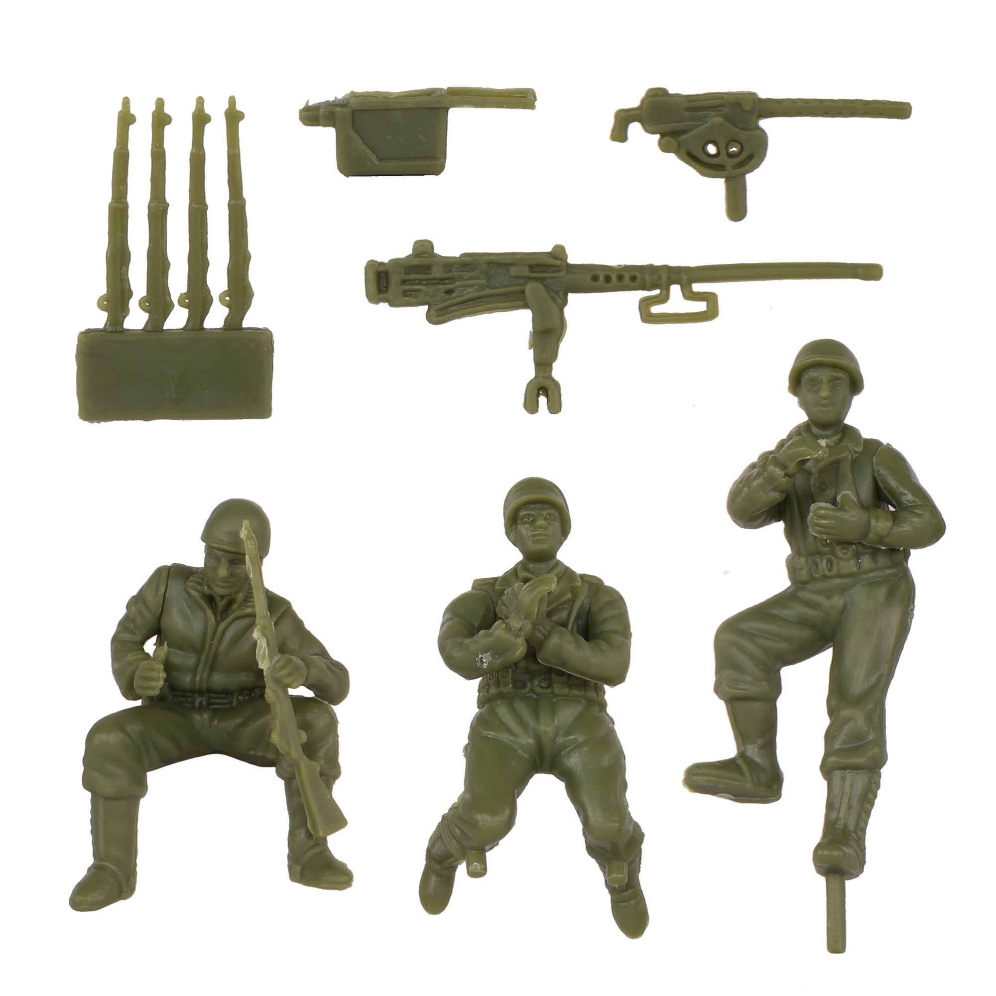 BMC CTS WW2 US M3 Halftrack OD Green Plastic Army Men Armored