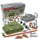 BMC Toys D-Day Tank Battle Boxed Plastic Army Men Playset Main Image