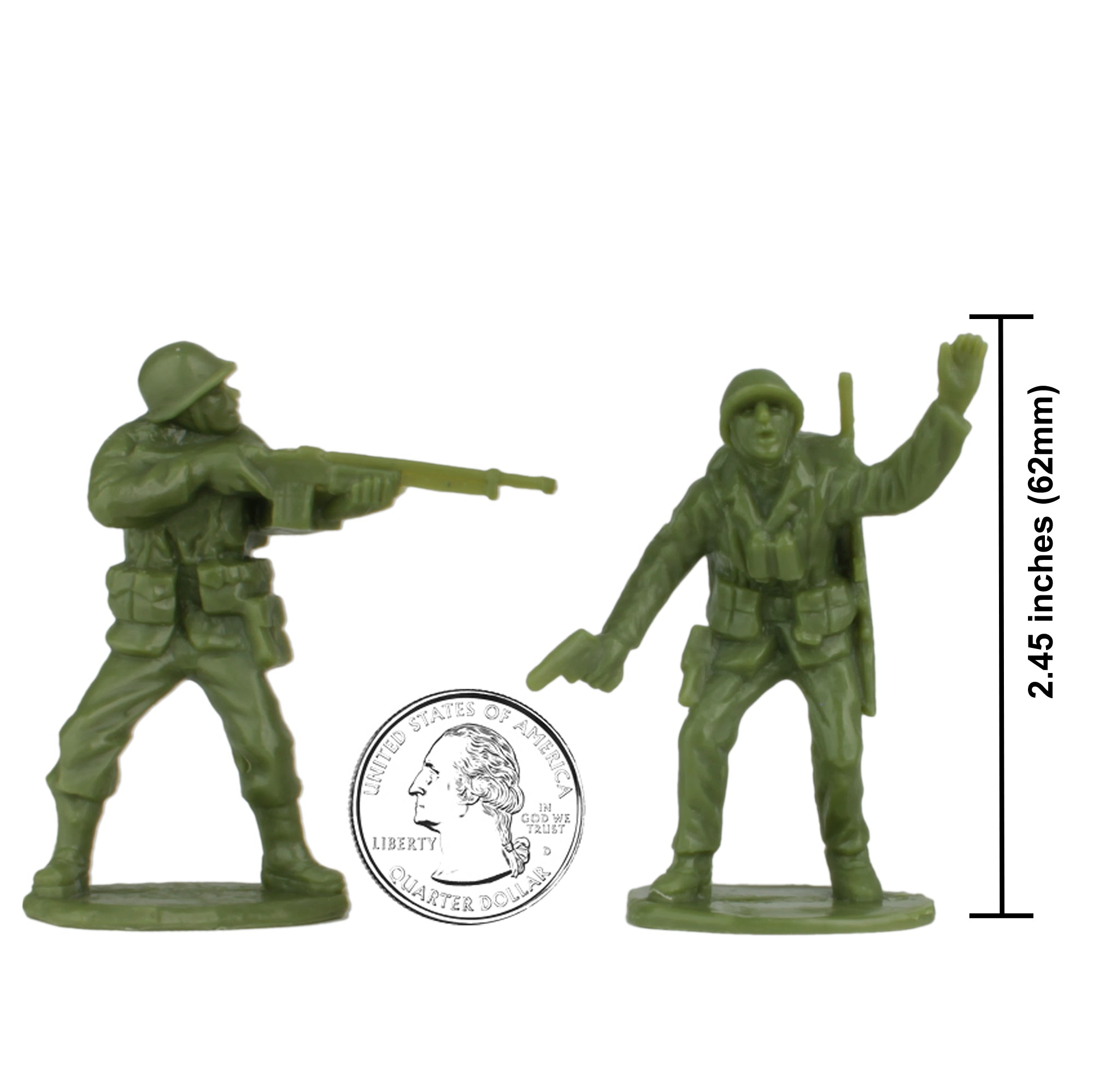 BMC WW2 Iwo Jima US Marines Plastic Army Men American Soldier