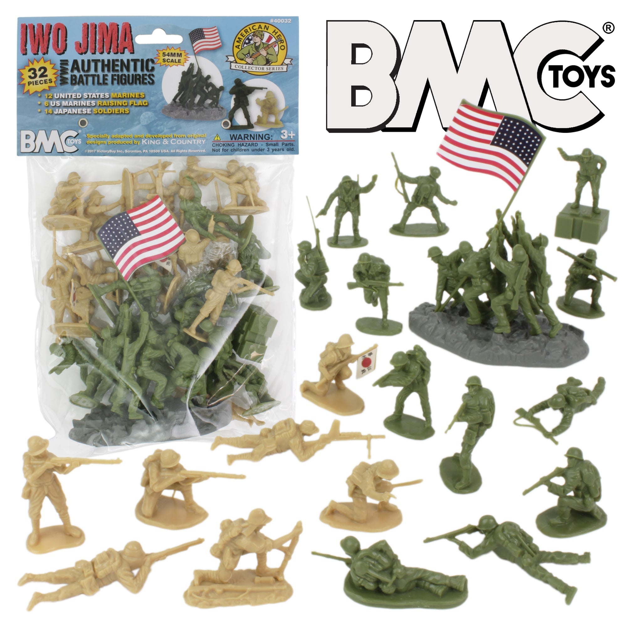 BMC Iwo-Jima Plastic Army Men Set 32 Piece Set – VictoryBuy