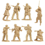 BMC Toys Korean War Winter Battle North Korean Soldiers Back Close Up