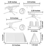 BMC Toys Classic Marx Army Camp White Color Scale