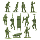 BMC Toys Plastic Army Women OD Green B Back