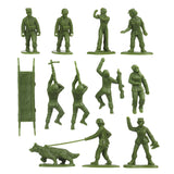 BMC Toys Plastic Army Women OD Green B