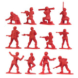 BMC Toys Plastic Army Women Red A Back