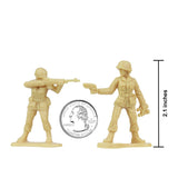 BMC Toys Plastic Army Women Tan Scale