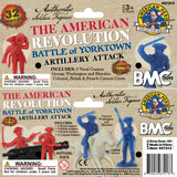 BMC Toys American Revolutionary War Battle of Yorktown Artillery Attack 32pc Set Header Card Art