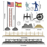 BMC Toys San Juan Hill Playset Scale