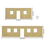 BMC Toys WW2 D-Day Bunker Walls Tan Scale