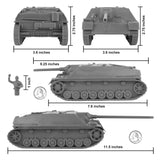 BMC Toys WW2 Jagdpanzer German Tank Destroyer Gray Scale