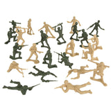 Tim Mee Toy Army Tan Green Vignette