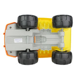 Tm Heavy Haulers 15In Dump Truck Orange Yelo Bottom