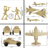 Tim Mee Toy AC-130 Hercules Airplane Tan 29 Piece Set Scale