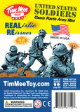 Tim Mee Toy Plastic Army Men Powder Blue Insert Art