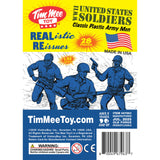 Tim Mee Toy WW2 Plastic Army Men DK Novelties Blue Insert Art