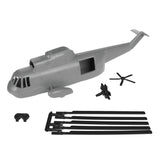 Tim Mee Toy Army Rescue Helicopter Gray Parts 