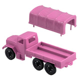 Tim Mee Toy 2.5 Ton Cargo Truck Pink Cover Removed View