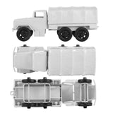 Tim Mee Toy 2.5 Ton Cargo Truck White Top Bottom Side Views