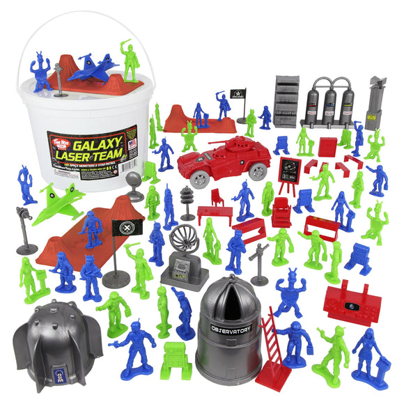 Tim Mee Toy Galaxy Laser Team Bucket Playset Vignette