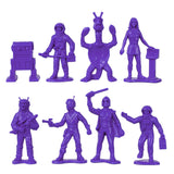 Tim Mee Toy Galaxy Laser Team Figures Purple Close Up