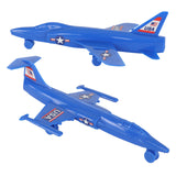 Tim Mee Toy Cold War Jet Airplanes Blue Color Vignette