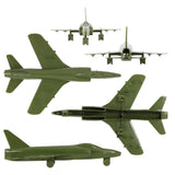 Tim Mee Toy Cold War Fighter Jet F-11 Tiger OD-Green Color Close Up Views