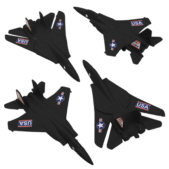 Tim Mee Toy Combat Jets Black Vignette