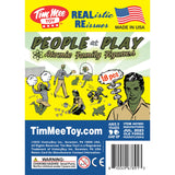 Tim Mee Toy People at Play Family Figures Army Toy Colors Insert Art