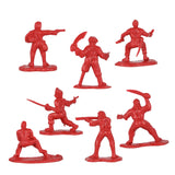 Tim Mee Toy Pirates of Treasure Island Red Color Figures Close Up Back View