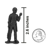 Tim Mee Toy SWAT Police Figure Black Scale