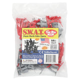 Tim Mee Toy SWAT Police Figures Gray & Red Package