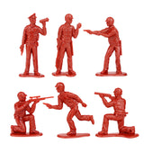 Tim Mee Toy SWAT Police Red Figures Close Up