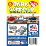 Tim Mee Toy M48 Patton Tank Red White Blue Insert Art 