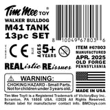 Tim Mee Toy Walker Bulldog Tank Blue Label Art