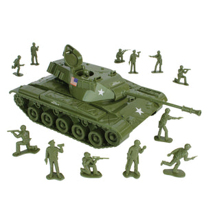 Tim Mee Toy Walker Bulldog Tank OD Green Vignette