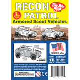 Tim Mee Toy Modern Armored Cars White Insert Art