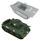 BMC Toys Iwo Jima Playset Tan Olive Vehicles