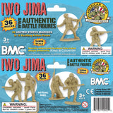 BMC Toys Iwo Jima Marines Tan Header Card