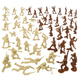 BMC Toys Classic Desert Storm US and Iraq Soldier Figures Vignette