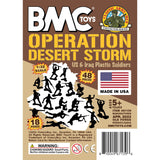 BMC Toys Classic Desert Storm US and Iraq Soldier Figures Insert Art