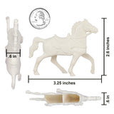 BMC Toys Classic Lido Riding Horses White Scale