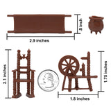 BMC Toys Classic Marx Furniture Traditional Colonial Brown Scale