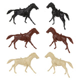 BMC Toys Classic Marx Cavalry Horses 12pc Close Up