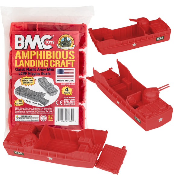 BMC Toys Classic Marx Landing Craft Red Main