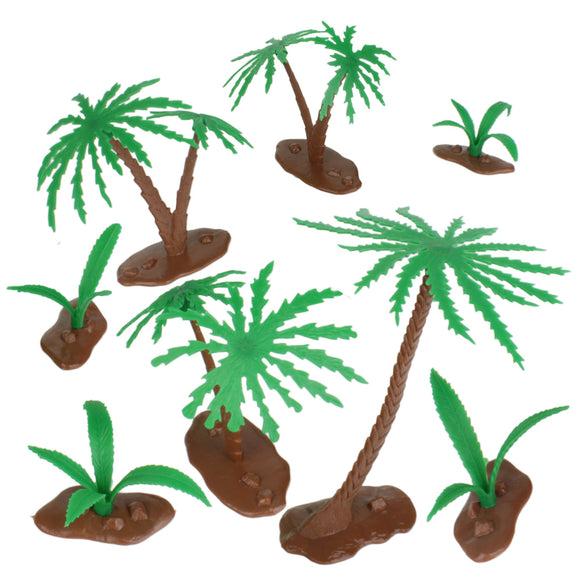 BMC Toys Classic Marx Palm Trees Green 8pc Vignette