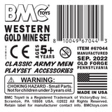 BMC Toys Classic Marx Western Gold Mine Brown Label Art