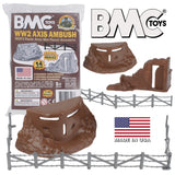 BMC Toys Classic Marx WW2 Axis Ambush Brown Main