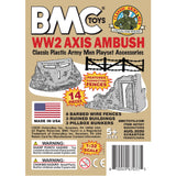 BMC Toys Classic Marx WW2 Axis Ambush Tan Insert Art Card