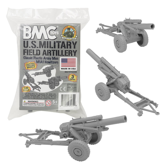BMC Toys Classic Marx WW2 Howitzer Gray Main